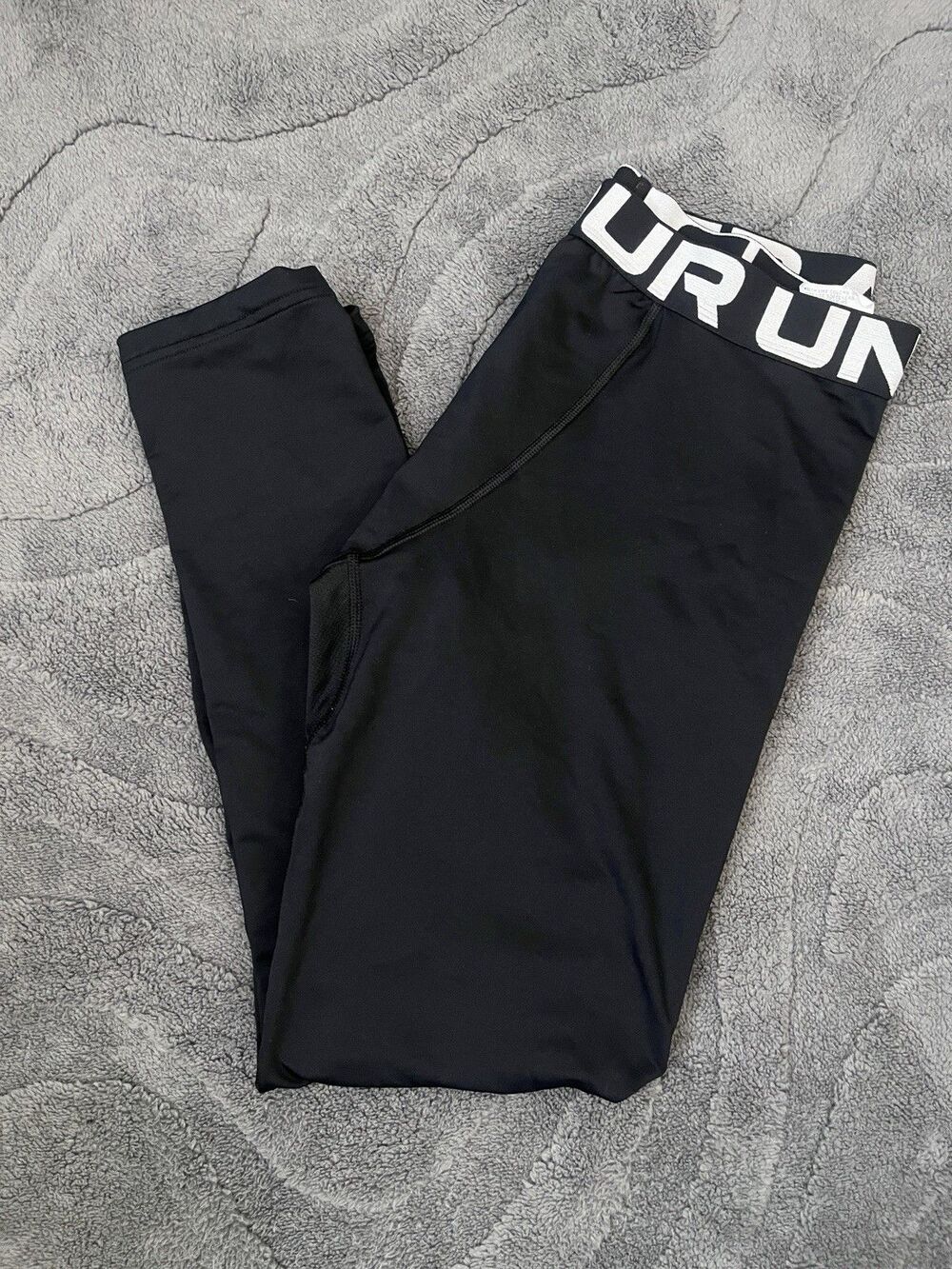 NEW Under Armour Kids Armour Black Leggings Big Kids Size YXL